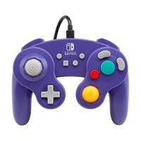 GameCube风格控制手柄，有线，官方许可，任天堂明星大乱斗，紫色