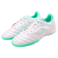 KELME/卡尔美成人足球鞋男比赛TF碎钉球鞋学生透气防滑球鞋873701 白清新绿 41