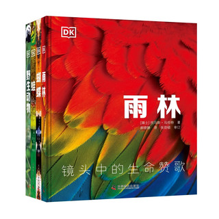 DK科普百科4册 雨林+蝴蝶+蛙+野生动物 精装全彩高清版