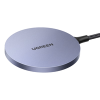 UGREEN 绿联 CD245 合金款 无线手机充电器 15W 灰色