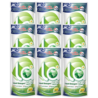 Walch威露士有氧洗衣液500ml*9 共9斤 袋装机洗补充装 多香型可选 松木9斤