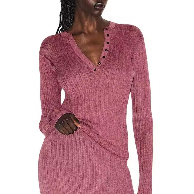skims Sheer Knit 亨利领轻薄针织衫 二色可选