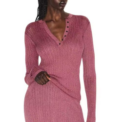 skims Sheer Knit 亨利领轻薄针织衫 二色可选