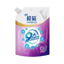 榄菊 除菌洗衣液补充装全效洗护洗衣服液薰衣草香氛袋装护衣去渍2kg 持久熏香2kg*6袋