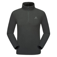 TECTOP 探拓 男子抓绒衣 MZRY033 黑色 L