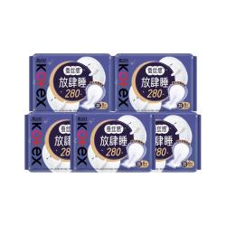 高洁丝 蚕丝感放肆睡超薄卫生巾280mm40片