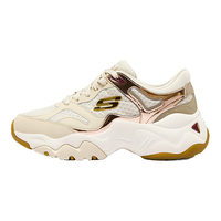 SKECHERS 斯凯奇 女鞋官方旗舰运动鞋三代熊猫鞋秋季新款厚底老爹鞋女休闲鞋