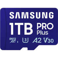SAMSUNG 三星 PRO Plus Micro-SD存储卡 1TB(U3,A2,V30)