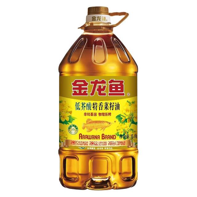 88VIP：金龙鱼 特香低芥酸菜籽油5L