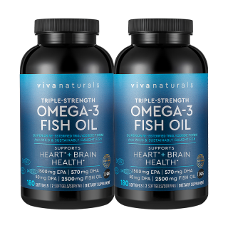 Viva Naturals 深海鱼油胶囊 180粒*2瓶