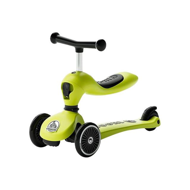 酷骑 小绿车二合一儿童滑板车