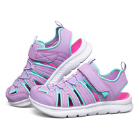 SKECHERS/斯凯奇 防踢护趾 儿童凉鞋 薰衣草色/浅绿色(请参考尺码表选码) 35/脚长199-204mm