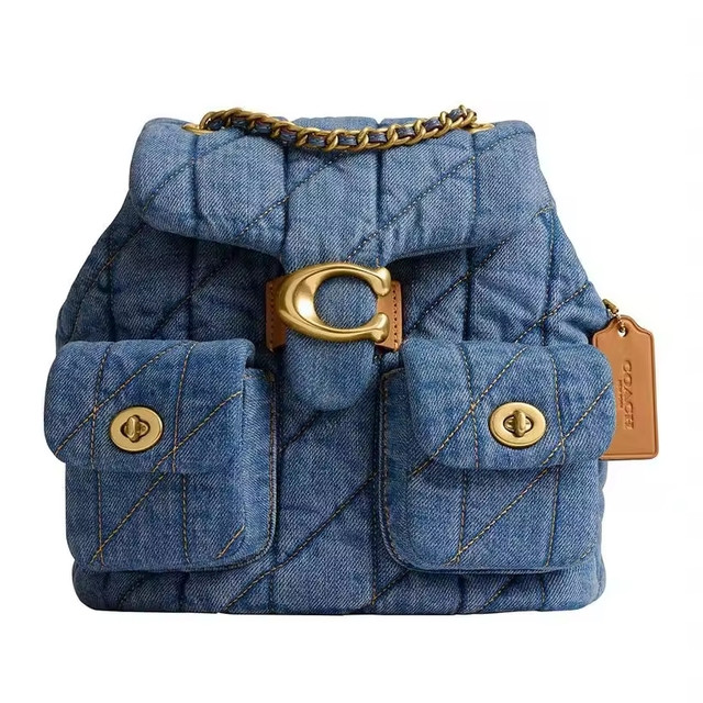 限新用户：COACH 蔻驰 绗缝TABBY双肩包