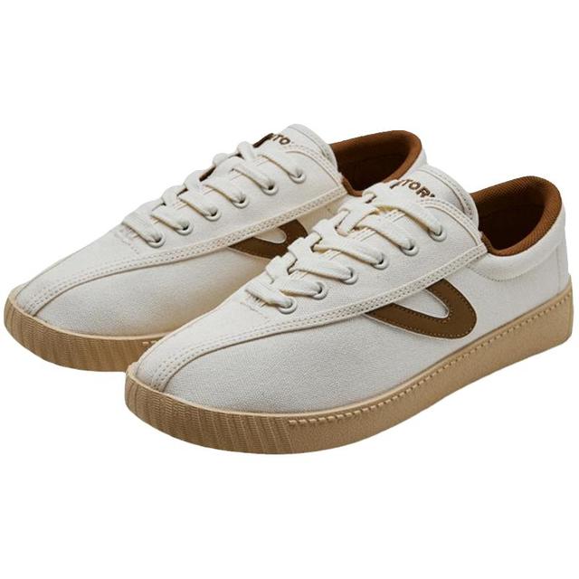 Tretorn 帆布鞋男女板鞋轻便款复古白鞋