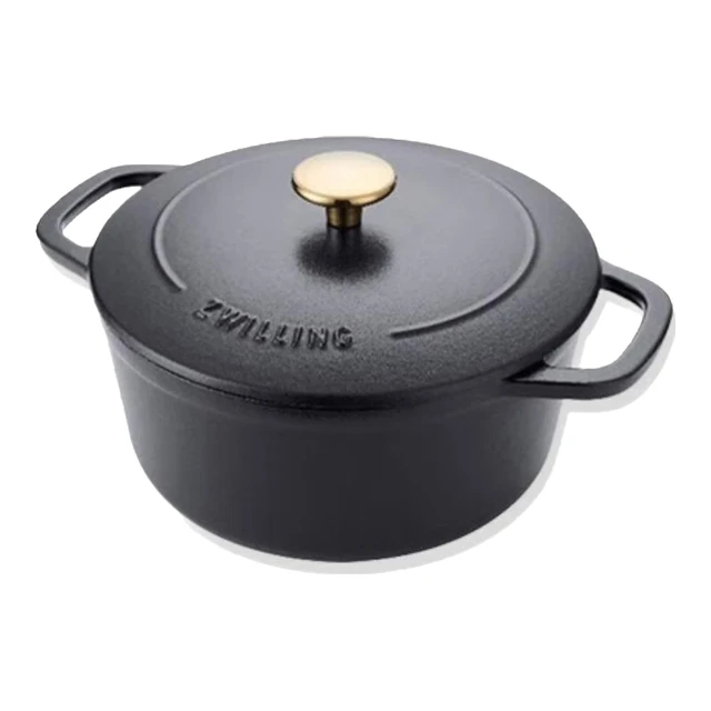 ZWILLING 双立人 珐琅炖锅  20cm黑色