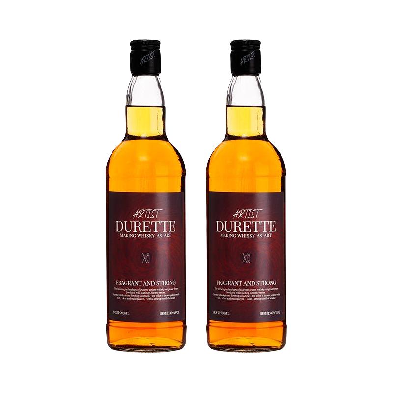DURETTE 杜瑞特 艺术家威士忌 40%vol 750ml*2瓶