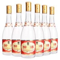 汾酒 黄盖玻汾 53度 清香型白酒 475mL*6瓶
