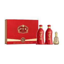 口子窖 6年型50度550ml*2瓶+100ml*1瓶白酒礼盒