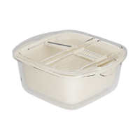 京东京造洗菜盆沥水篮子水果盆漏盆厨房食品接触级过滤盆