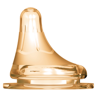 IBOOLBEAR偏心奶嘴仿真母乳质感新生婴儿鸭嘴超软防胀气通用贝亲宽口径