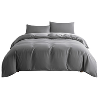 京东京造 悦柔四件套 120g加厚耐用磨毛A类床单被套床上四件套 1.5米科技灰