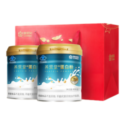 康恩贝 蛋白粉 有助于增强免疫力 蛋白质粉   成年中老年男女营养品 蛋白粉 400g*2罐