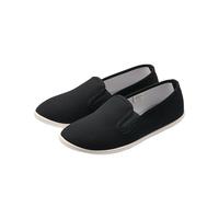 无印良品（無印良品 MUJI）男女通用 轻量 棉质懒式平底鞋 无性别 男款女款 EIB07A2S 黑色 225mm /35码（2.0）
