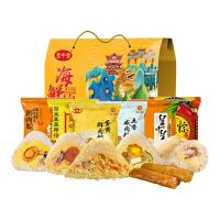 移动端、今日必买、京东超级补贴：皇中皇 肇庆裹蒸粽6味10粽鲍鱼海鲜高端礼盒广东粽子端午团购