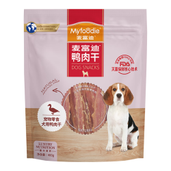 麦富迪 狗狗零食 奢华营养鸭肉干1200g成幼犬磨牙训练奖励解馋宠物零食