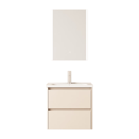 九牧(JOMOO)小牧卫浴智能浴室柜卫生间洗手脸盆柜洗漱台不锈钢镜柜MAB3000 60cm【美妆架+双侧镜灯+抽纸孔】