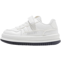 ABC KIDS童鞋儿童小白鞋2024春秋透气男童运动鞋女童时尚百搭板鞋 纯白 36码 内长约21.5cm