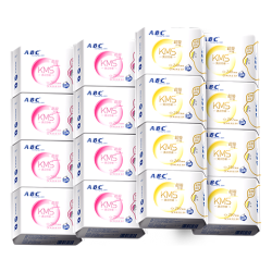 ABC 纤薄 卫生巾套装  16包128片
