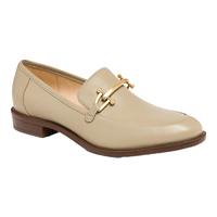 Clarks其乐女鞋乐福鞋女复古小皮鞋单鞋通勤平底鞋豆豆鞋鞋子 浅沙色 拍小半码 35.5