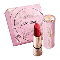 LANCOME兰蔻全新菁纯唇膏哑光口红#296上瘾红圣诞礼盒