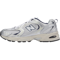 new balance 男鞋女鞋530系列经典缓震轻便运动休闲老爹鞋MR530KA 米白/金属银