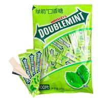 绿箭 口香糖原味薄荷味约100片/袋270g 接吻糖 清新口气 休闲零食糖果
