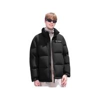 坦博尔 短款羽绒服男女同款冬季新款运动保暖秋冬时尚休闲外套TA5550363D 黑色 S (165)