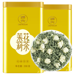 臻尖 茉莉花茶浓香型特级250g罐装