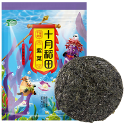 十月稻田 霞浦紫菜海产干货特级免洗 30g 干紫菜