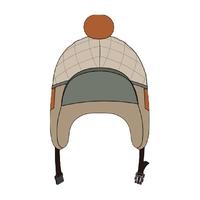 kk树 绒绒护耳帽儿童帽子秋冬款宝宝雷锋帽保暖抗静电男童女孩A类