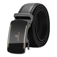 稻草人 男士皮带自动扣真牛皮商务腰带休闲潮流裤带