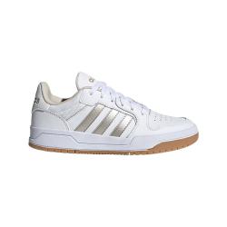 adidas ENTRAP休闲运动板鞋少年感复古篮球鞋男子阿迪达斯 白色/绿色/蓝色JQ5047 40