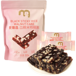 麦臻选 麦德龙商超零食！ 血糥米核桃糕 500g
