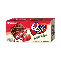 Orion/好丽友 儿童糕点 Q蒂红丝绒味6枚/盒 普通盒装 ≤200g