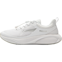 李宁 LI-NING儿童专业跑步鞋小白鞋2025春秋款男童鞋女童中大童运动鞋 标准白 38码