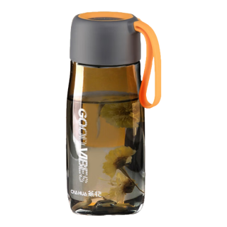 茶花 随身运动炫彩 运动水杯 黄色随行杯-520ml