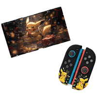 必优美 BUBM必优美 Switch2保护壳NS2手柄分体式保护套switch2代防摔耐脏耐磨 SWITCH2游戏机保护套配件 皮卡丘 圣诞丘