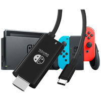 必优美 BUBM必优美 Switch2投屏线支持HDR便携底座2代充电器typec转HDMI高清电视连接线ns2配件游戏机转换拓展坞 黑色 NS2代黑色【4K60Hz+PD100W快充】