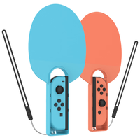 必优美 BUBM必优美 Switch2左右手柄兵乒球拍Switch/OLED通用体感游戏运动乒乓球拍 【NS2乒乓球拍】红蓝游戏配件