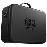 必优美 BUBM必优美 Switch2全配收纳包oled保护套大容量ns2游戏卡带收纳盒二代游戏机全套保护壳 单Pro手柄款-黑色 NS2单Pro手柄收纳盒【黑色黑标】
